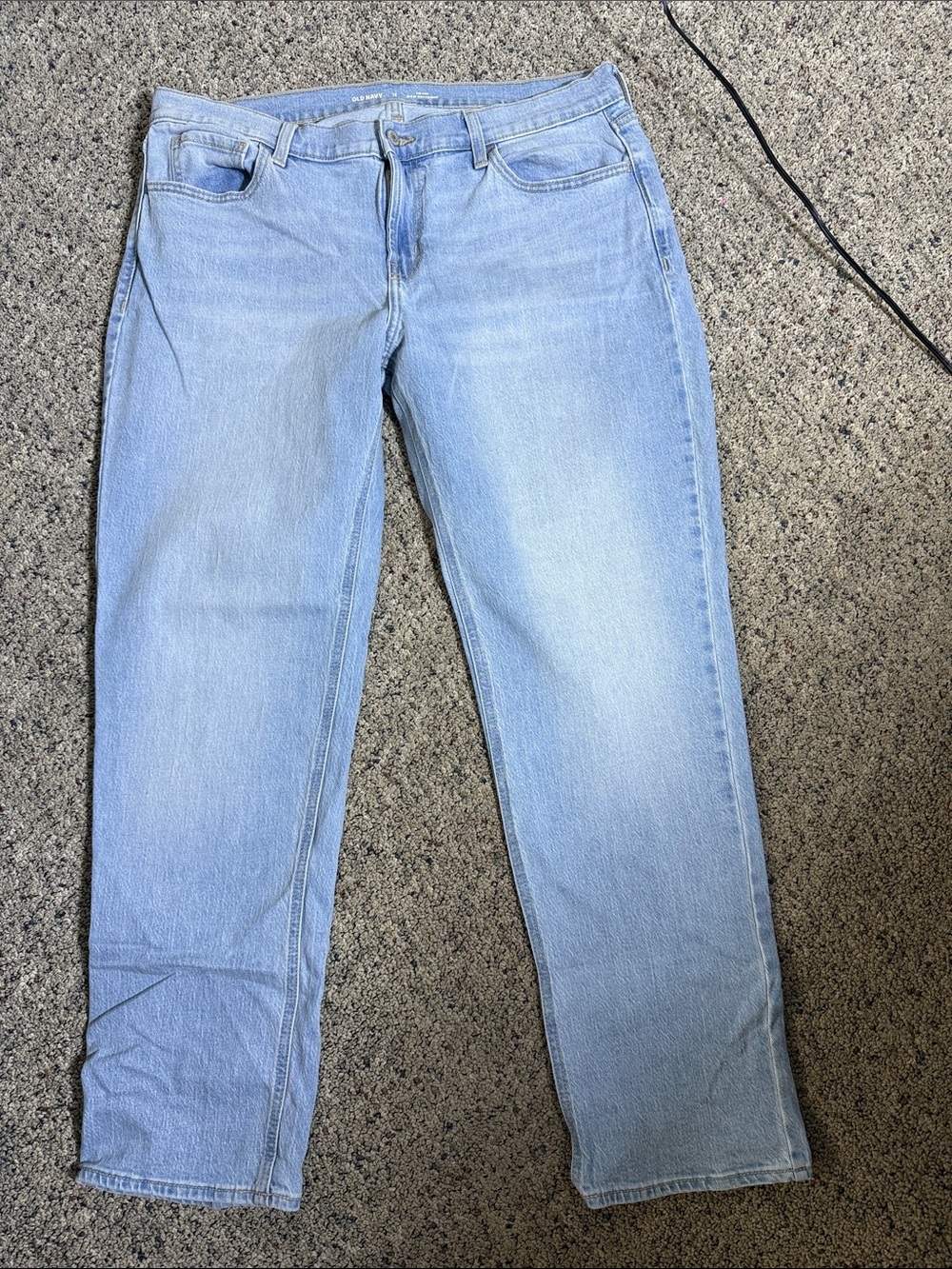 Old Navy Mid-Rise Wow Boyfriend Light Wash Jeans Sz 12 NWOT